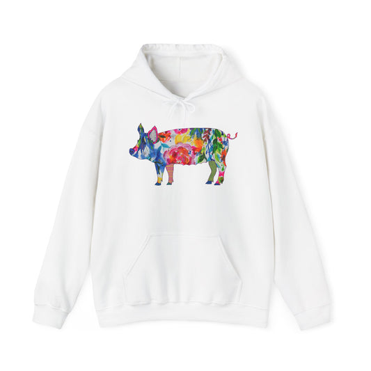 Pig~ Jubilant ~ Unisex Heavy Blend™ Hooded Sweatshirt