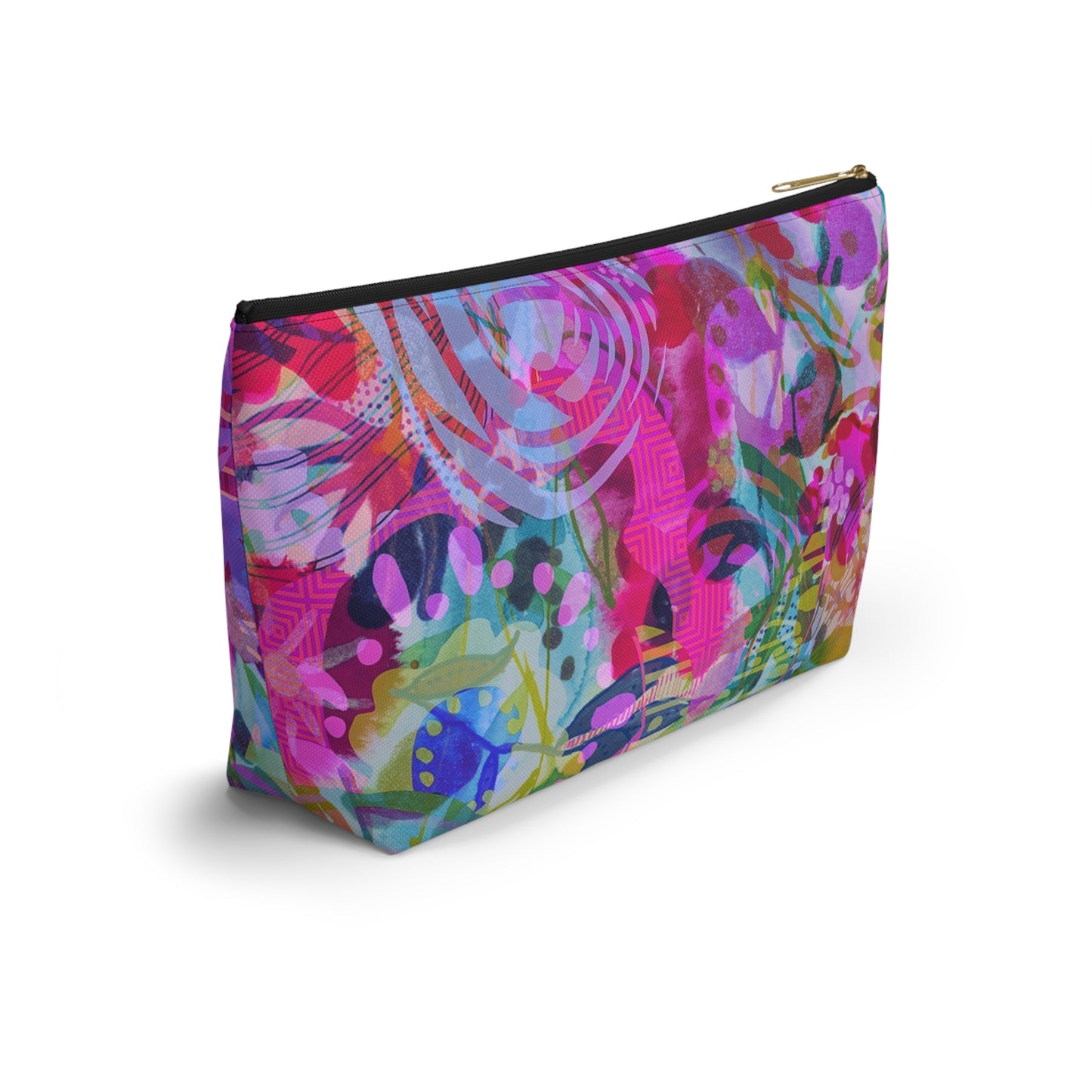 Wednesday Flower ~ Accessory Pouch w T-bottom
