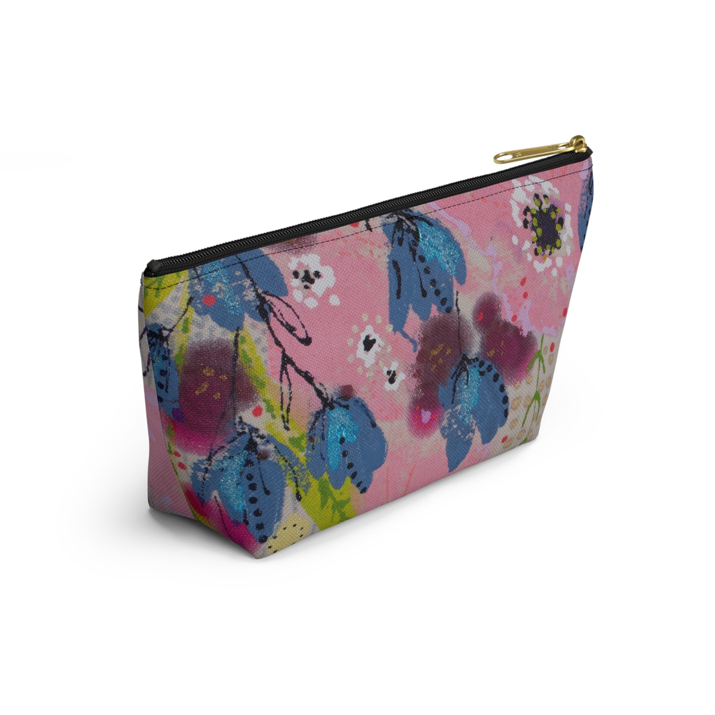 Wednesday's Flower No. 2 ~ Accessory Pouch w T-bottom