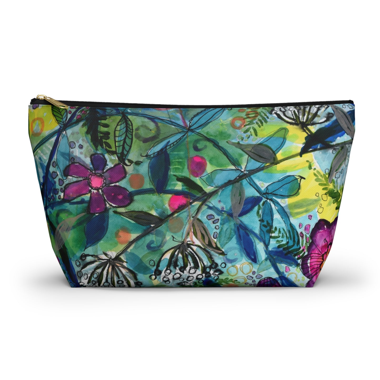 Into The Meadow ~ Accessory Pouch w T-bottom