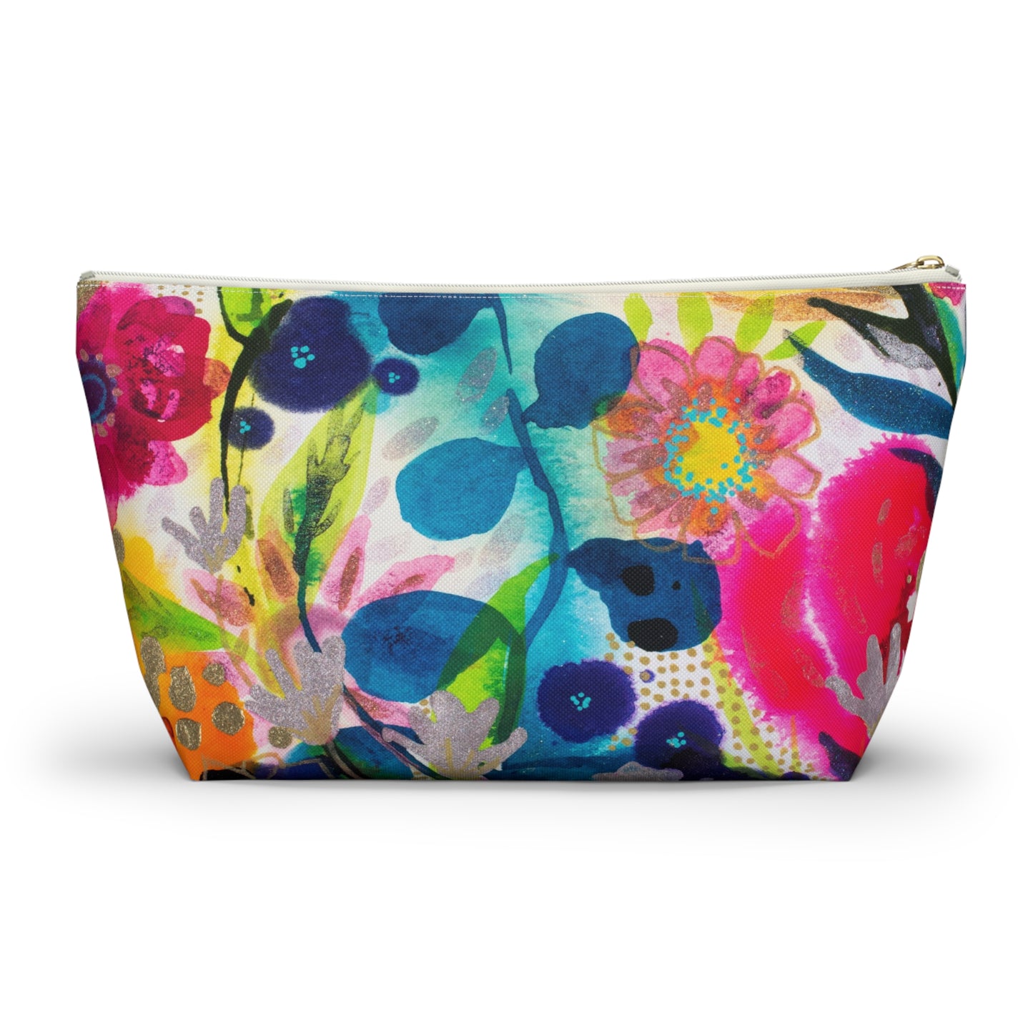 May Flowers No. 6 ~ Accessory Pouch w T-bottom