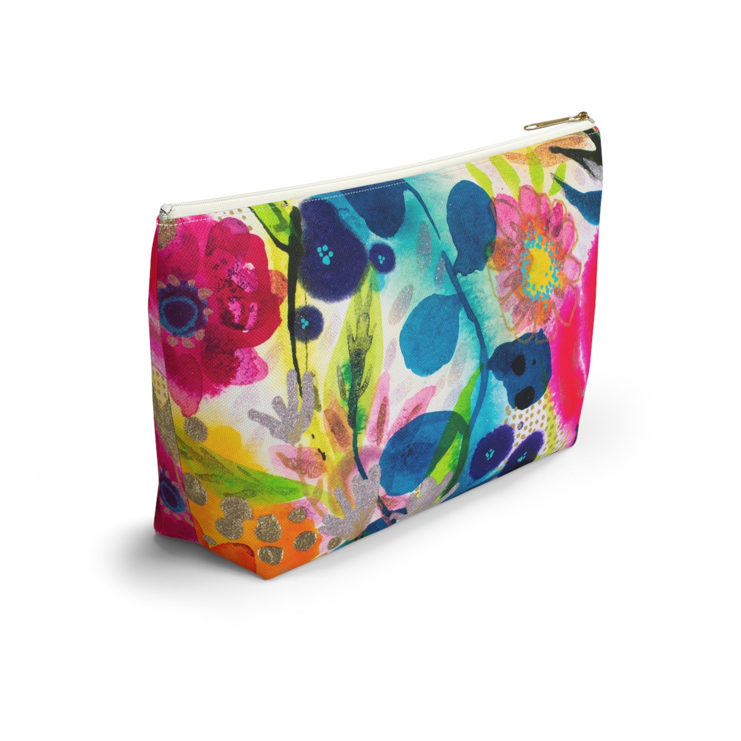 May Flowers No. 6 ~ Accessory Pouch w T-bottom