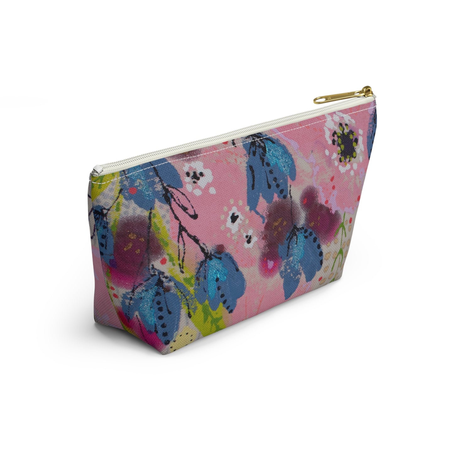 Wednesday's Flower No. 2 ~ Accessory Pouch w T-bottom