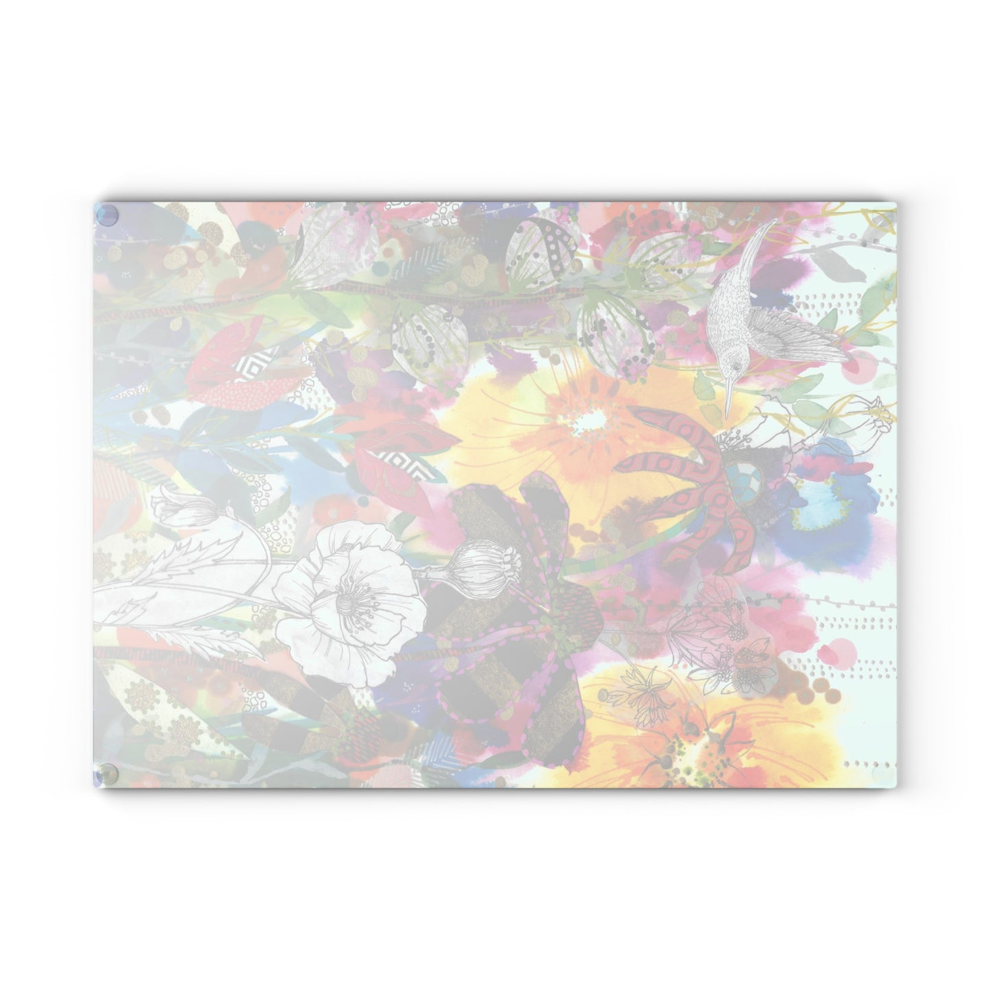 Follow My Lead ~ Glass Cutting Board