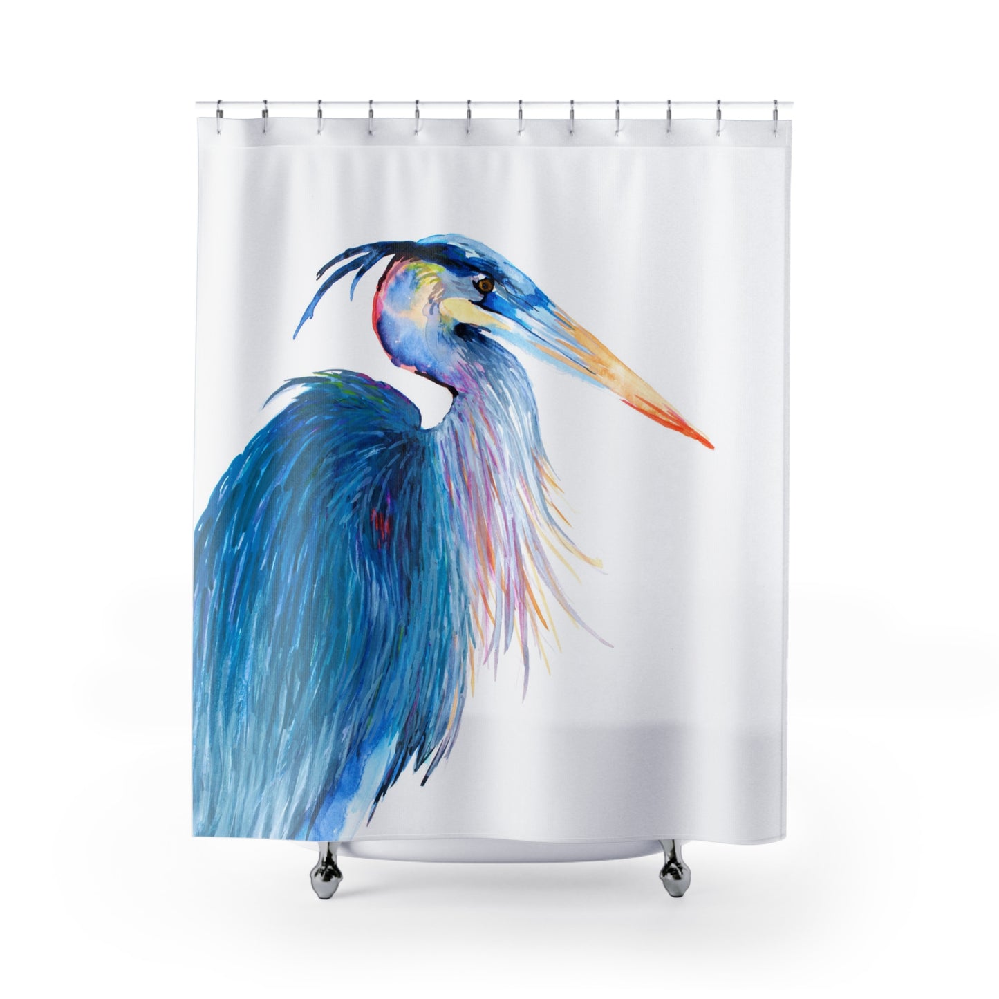 Great Blue Heron ~ Shower Curtain