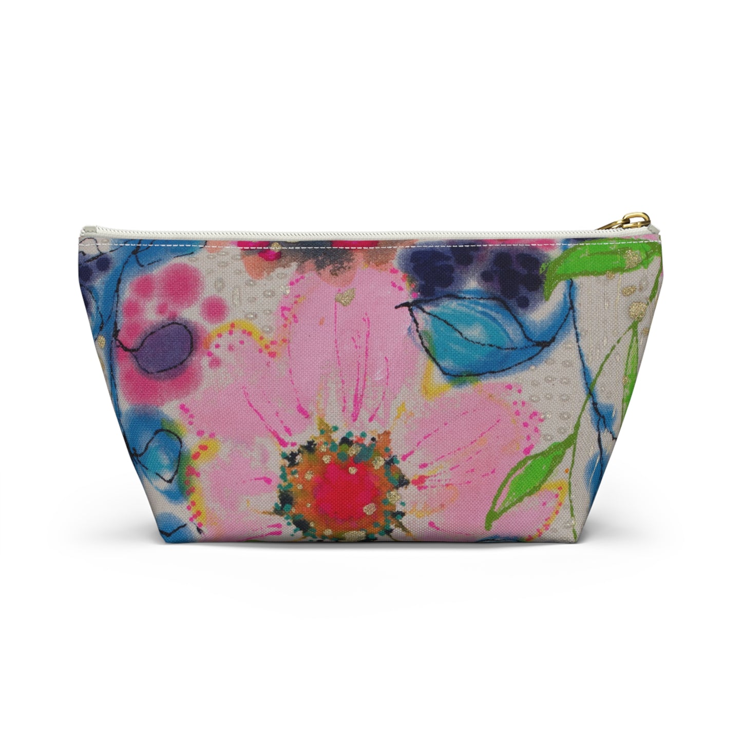 I Am Bold ~ Accessory Pouch w T-bottom