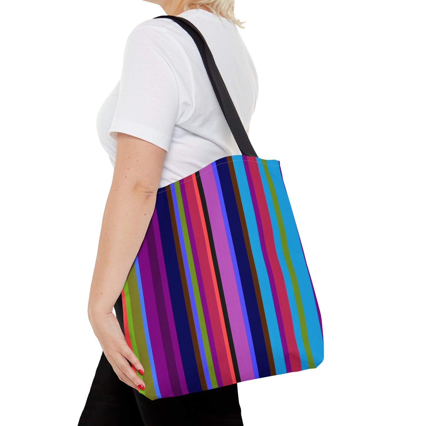 Funky Stripes Tote Bag