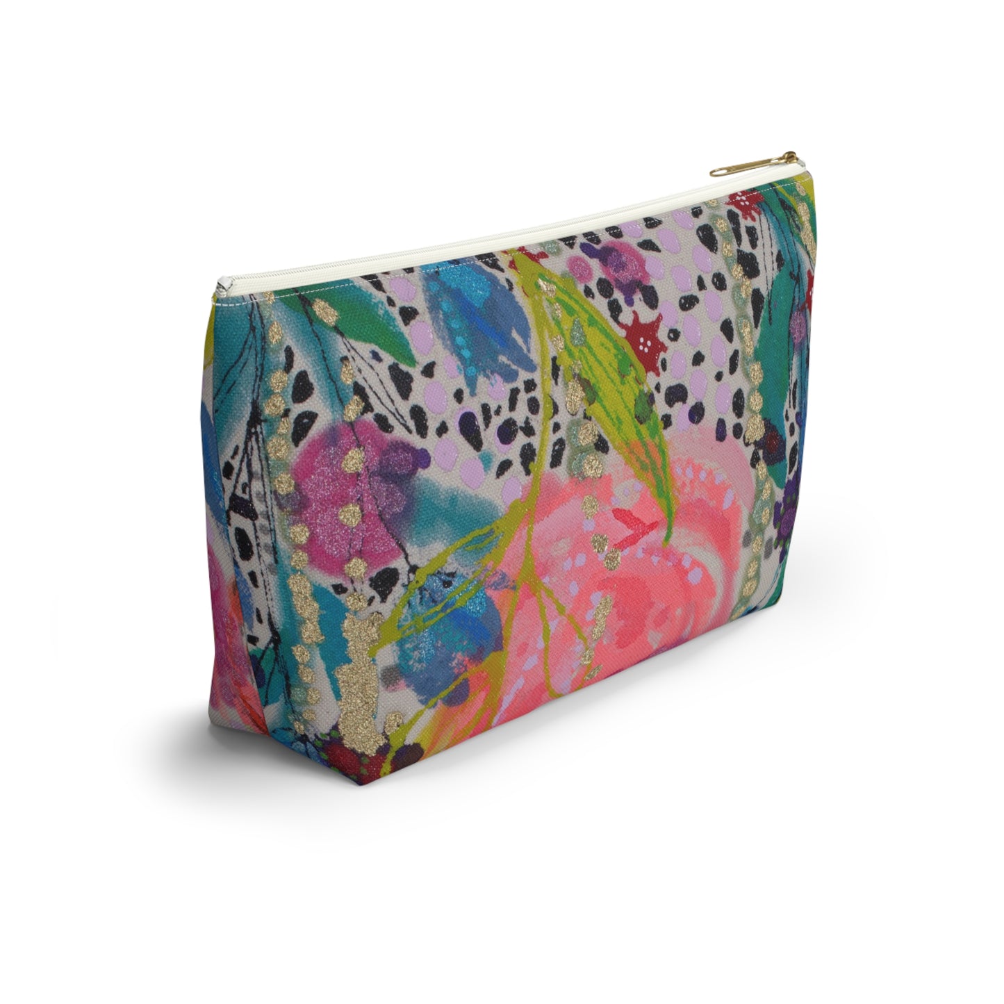 Wednesday's Flowers No. 1 ~ Accessory Pouch w T-bottom