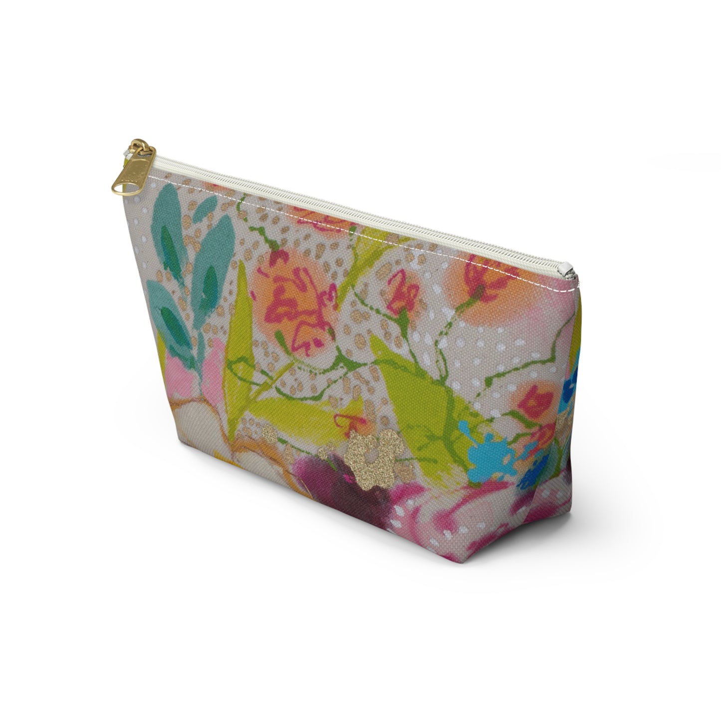 Wednesday's Flowers No. 3 ~ Accessory Pouch w T-bottom