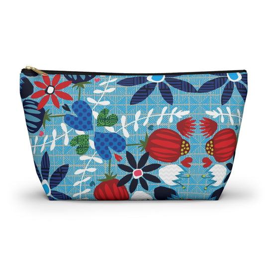 Blue Folk ~ Accessory Pouch w T-bottom