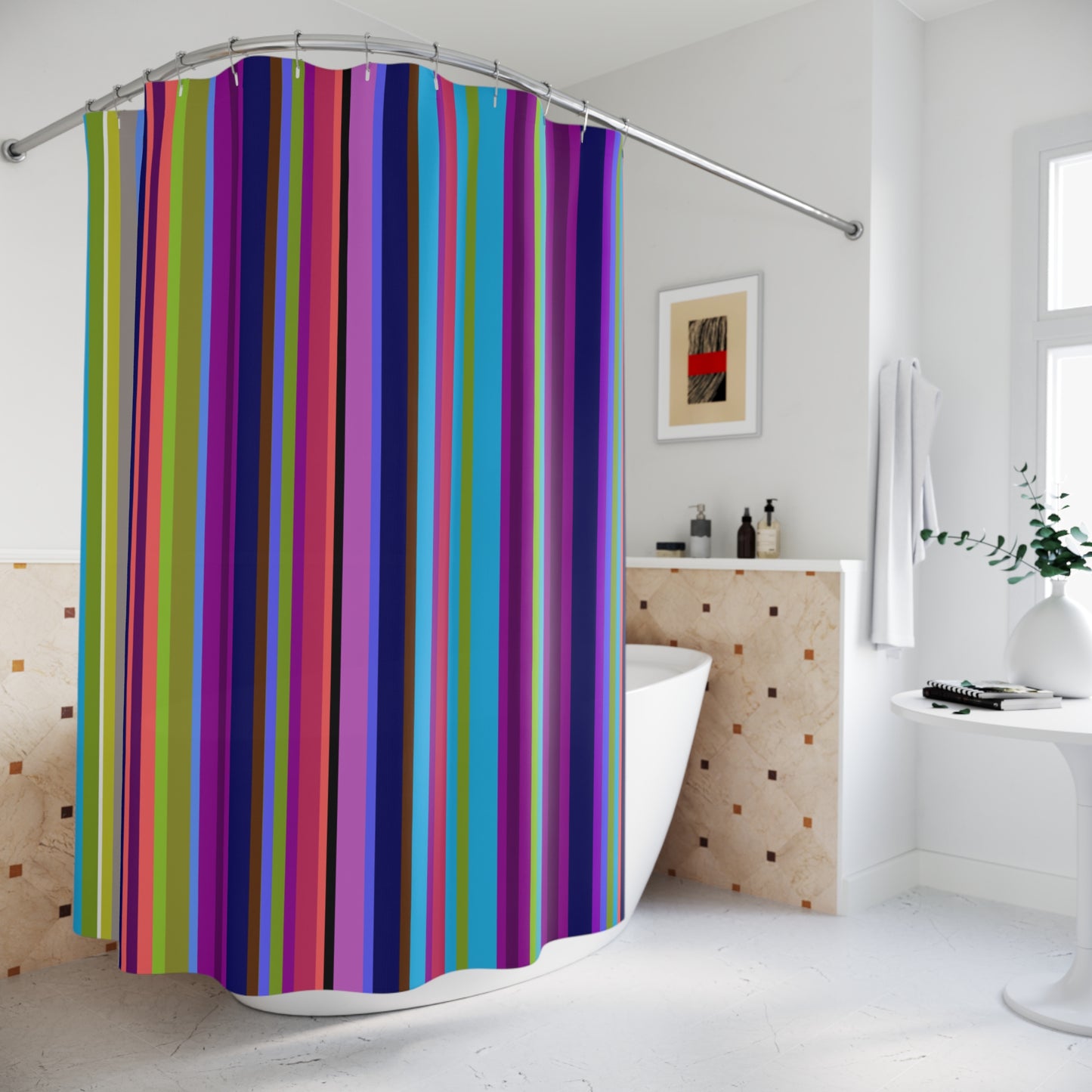 Funky Stripes ~ Shower Curtain