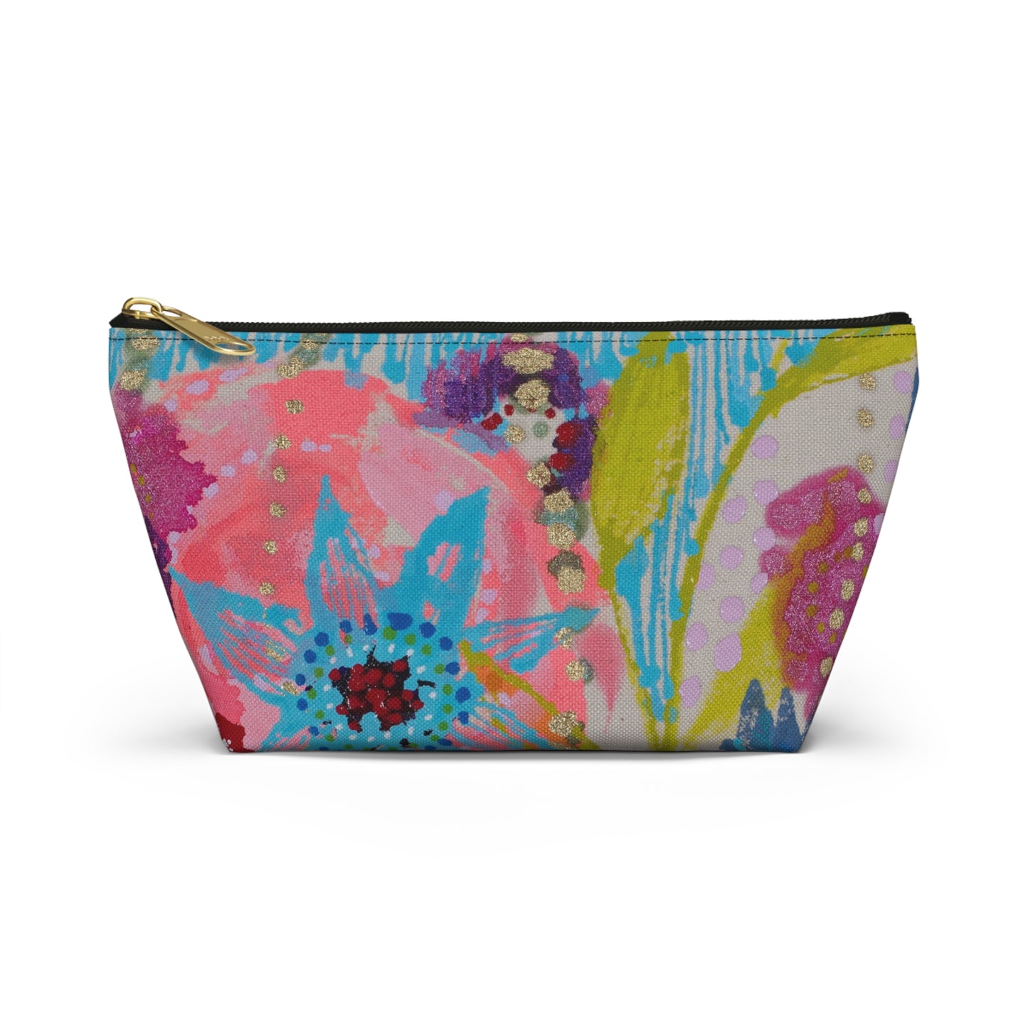 Wednesday's Flowers No. 1 ~ Accessory Pouch w T-bottom