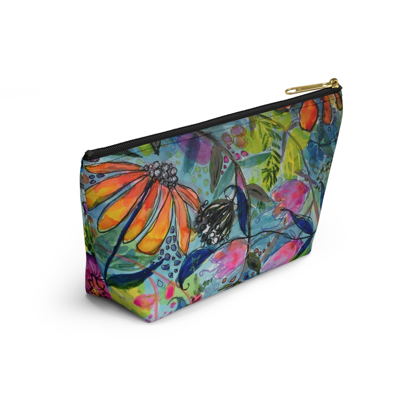 Into The Meadow ~ Accessory Pouch w T-bottom