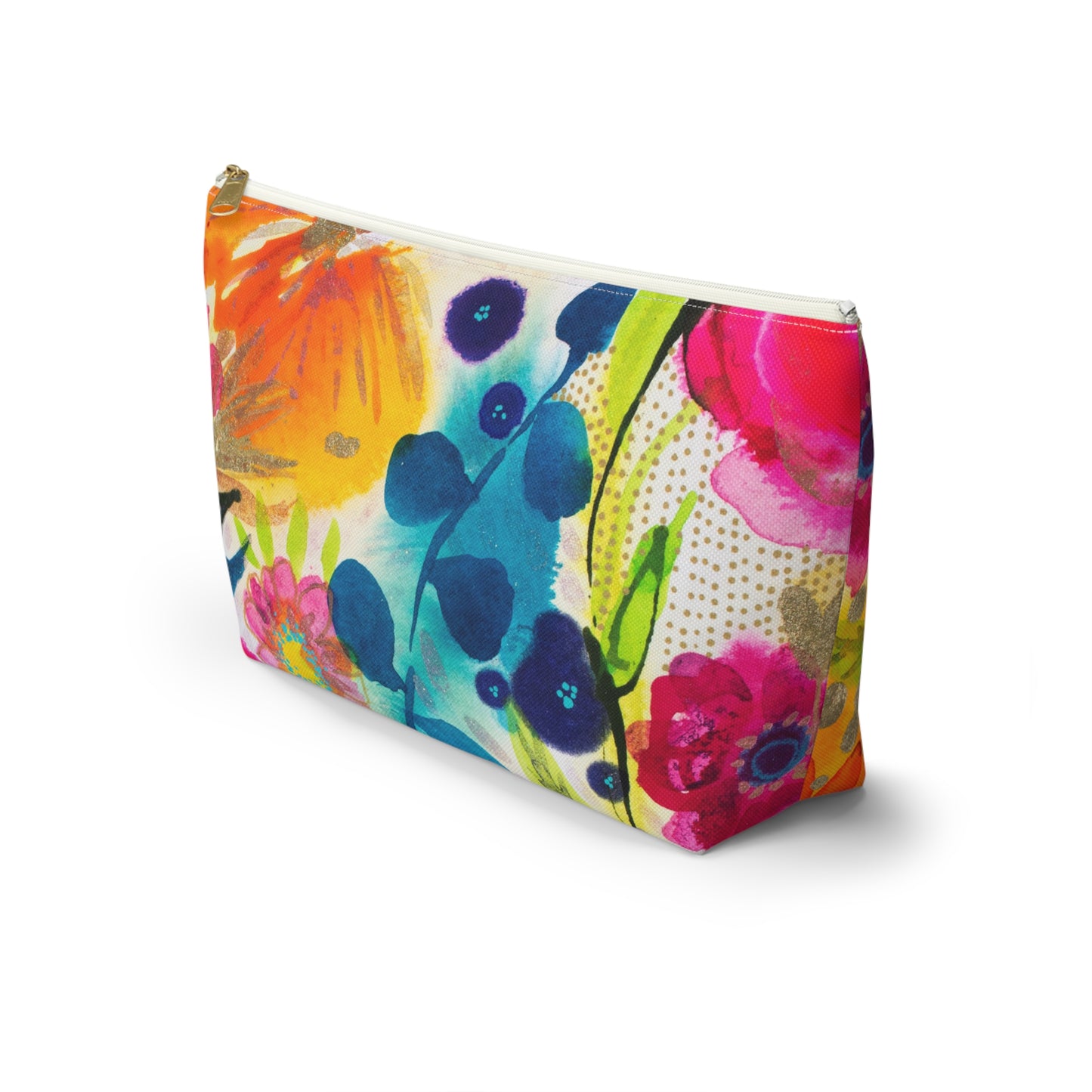 May Flowers No. 6 ~ Accessory Pouch w T-bottom