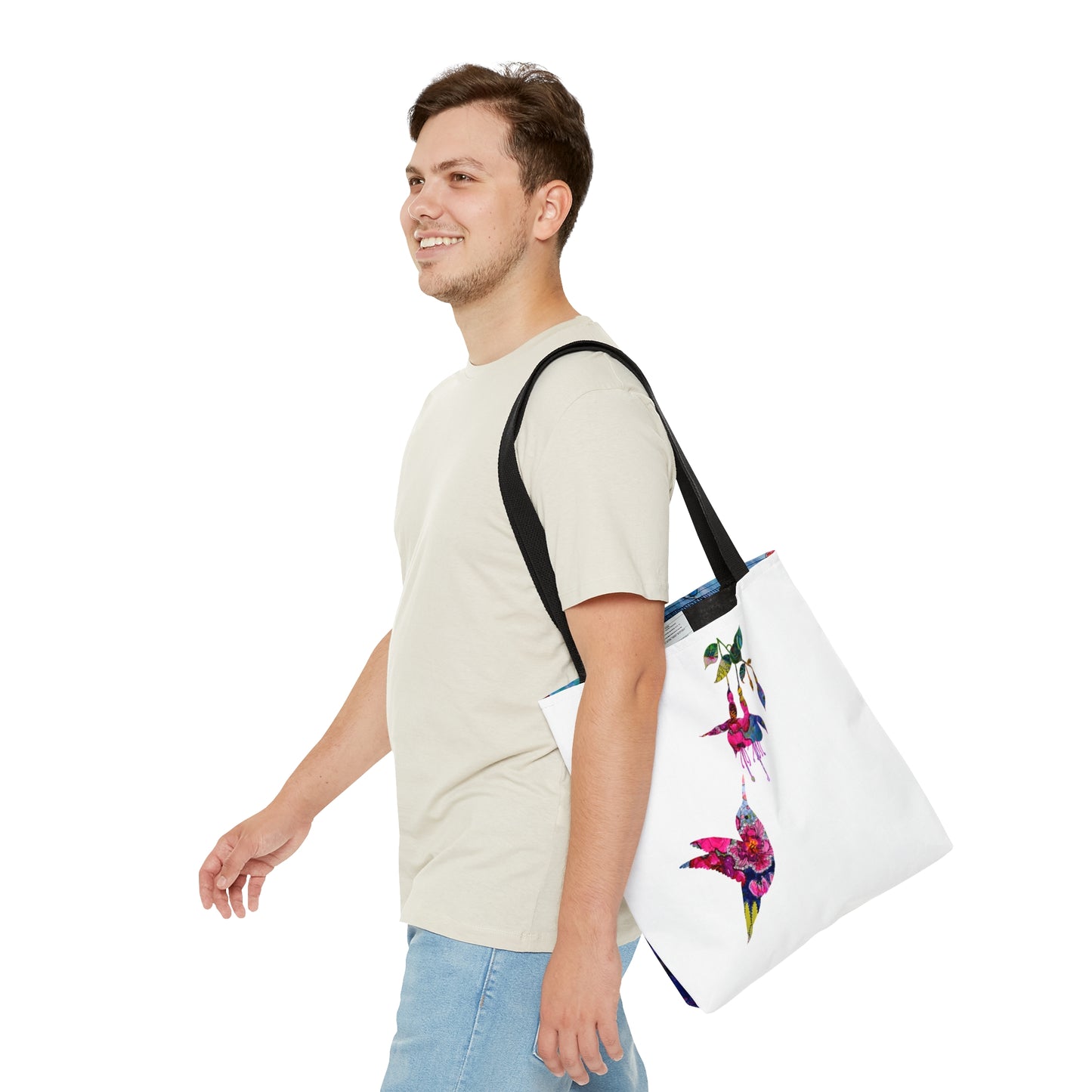 Delighted ~ Hummingbird ~ Tote Bag