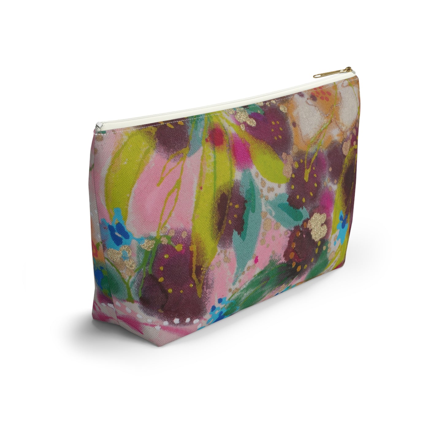Wednesday's Flowers No. 3 ~ Accessory Pouch w T-bottom