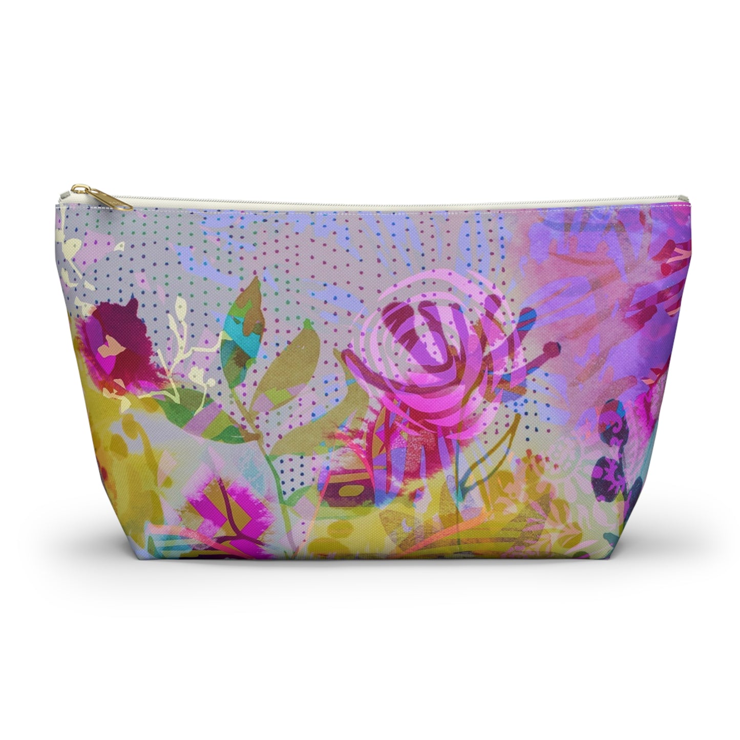Wednesday Flower ~ Accessory Pouch w T-bottom