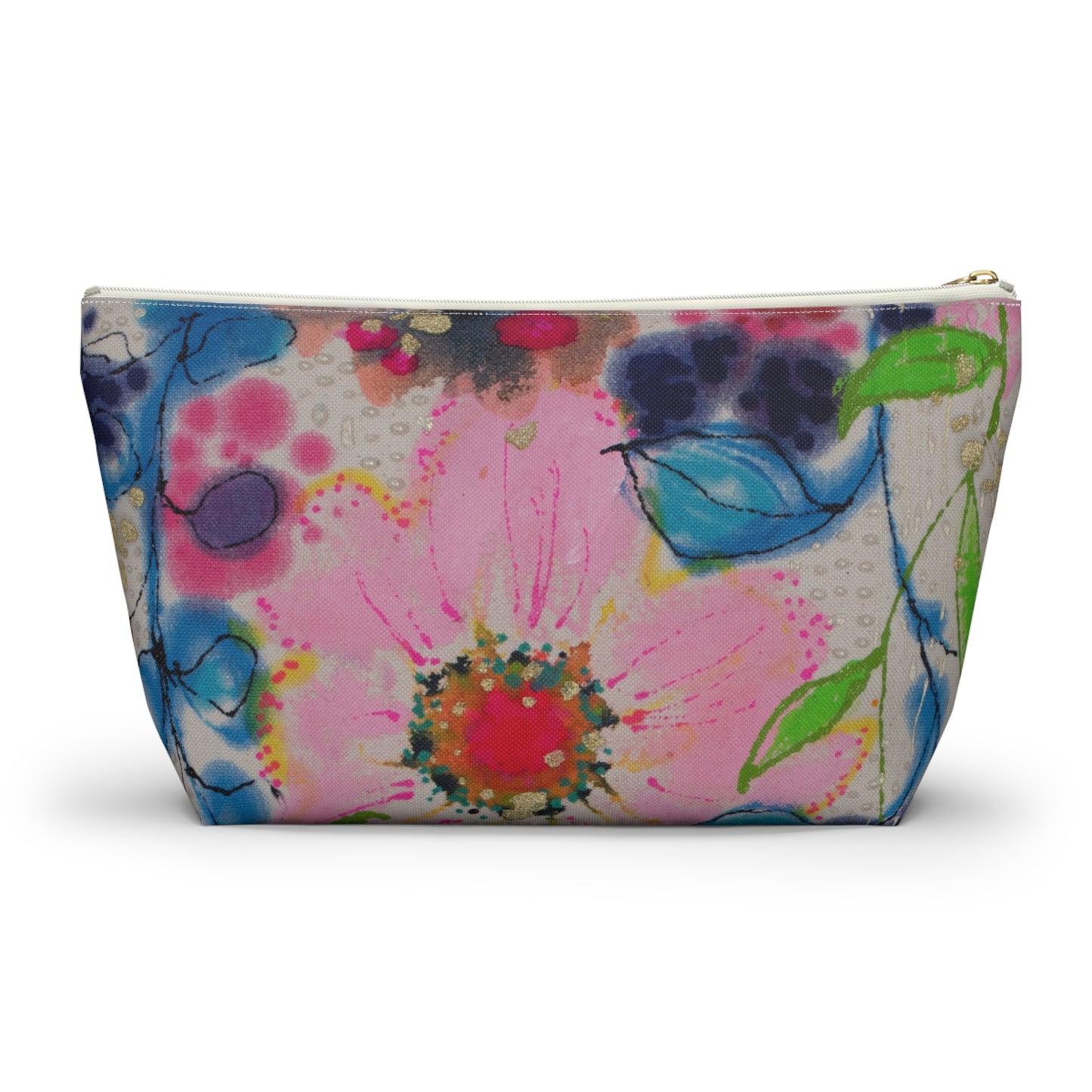 I Am Bold ~ Accessory Pouch w T-bottom