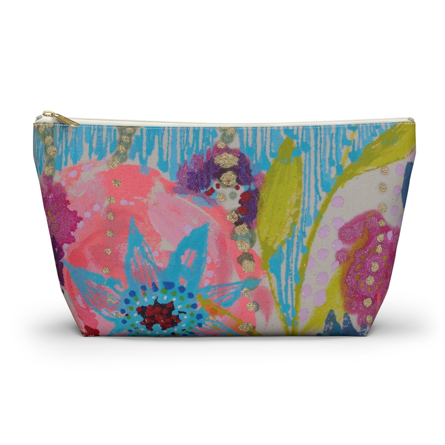 Wednesday's Flowers No. 1 ~ Accessory Pouch w T-bottom