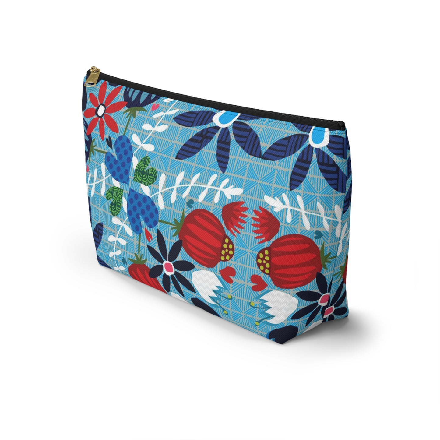 Blue Folk ~ Accessory Pouch w T-bottom