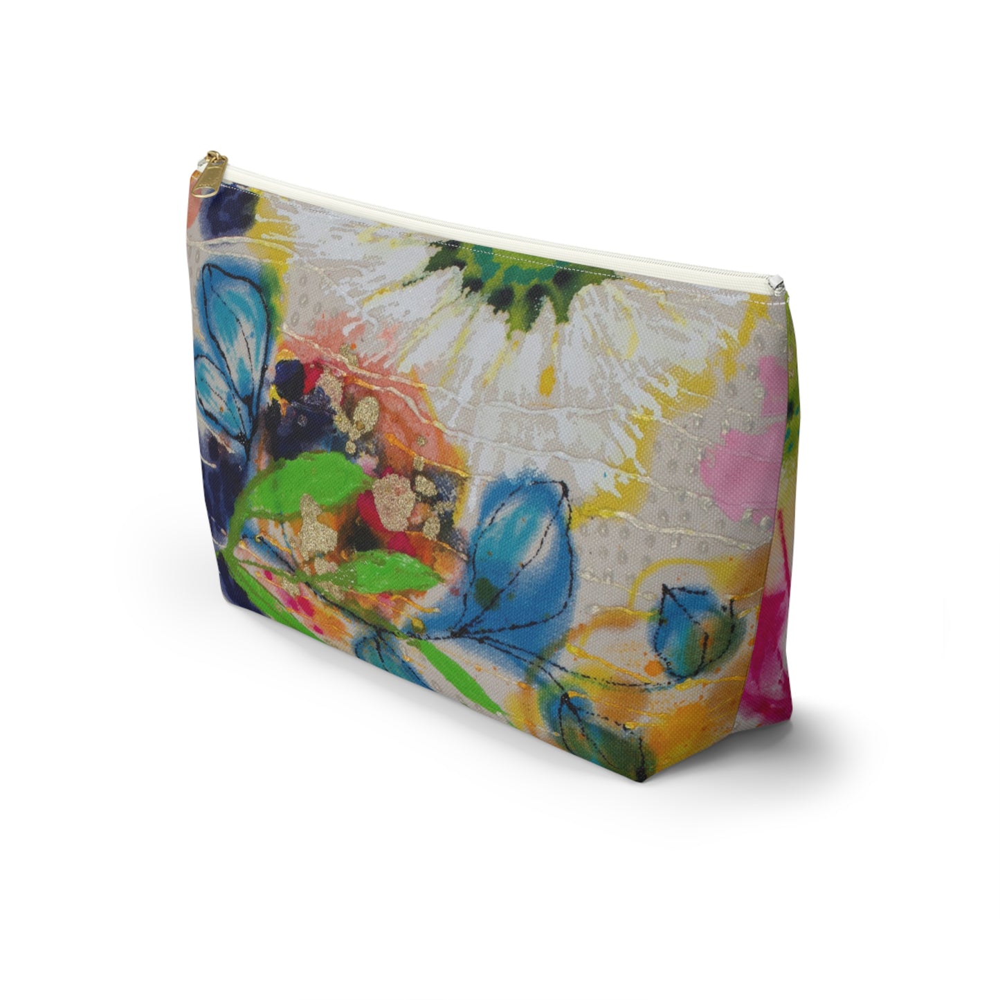 I Am Bold ~ Accessory Pouch w T-bottom ~ version two