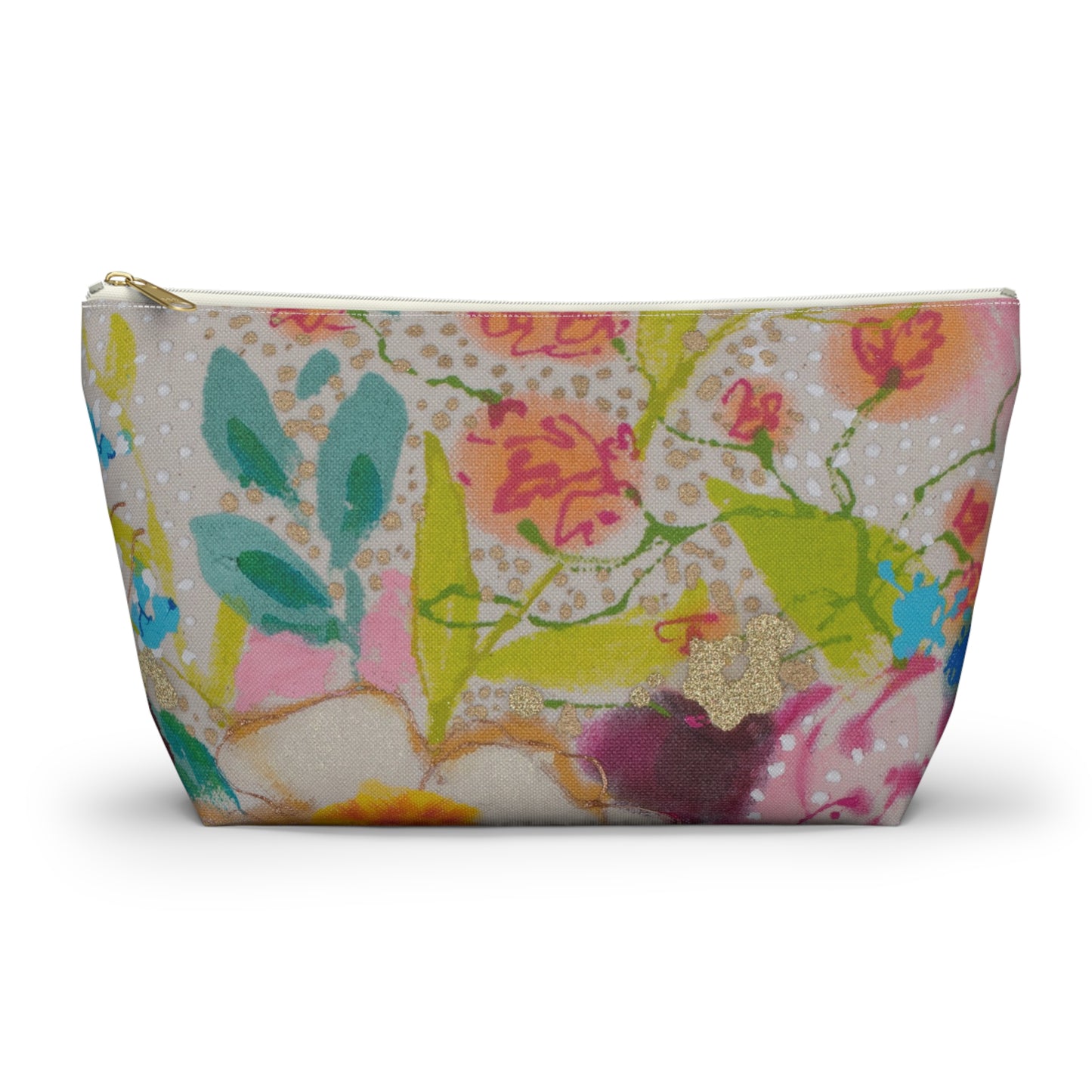 Wednesday's Flowers No. 3 ~ Accessory Pouch w T-bottom