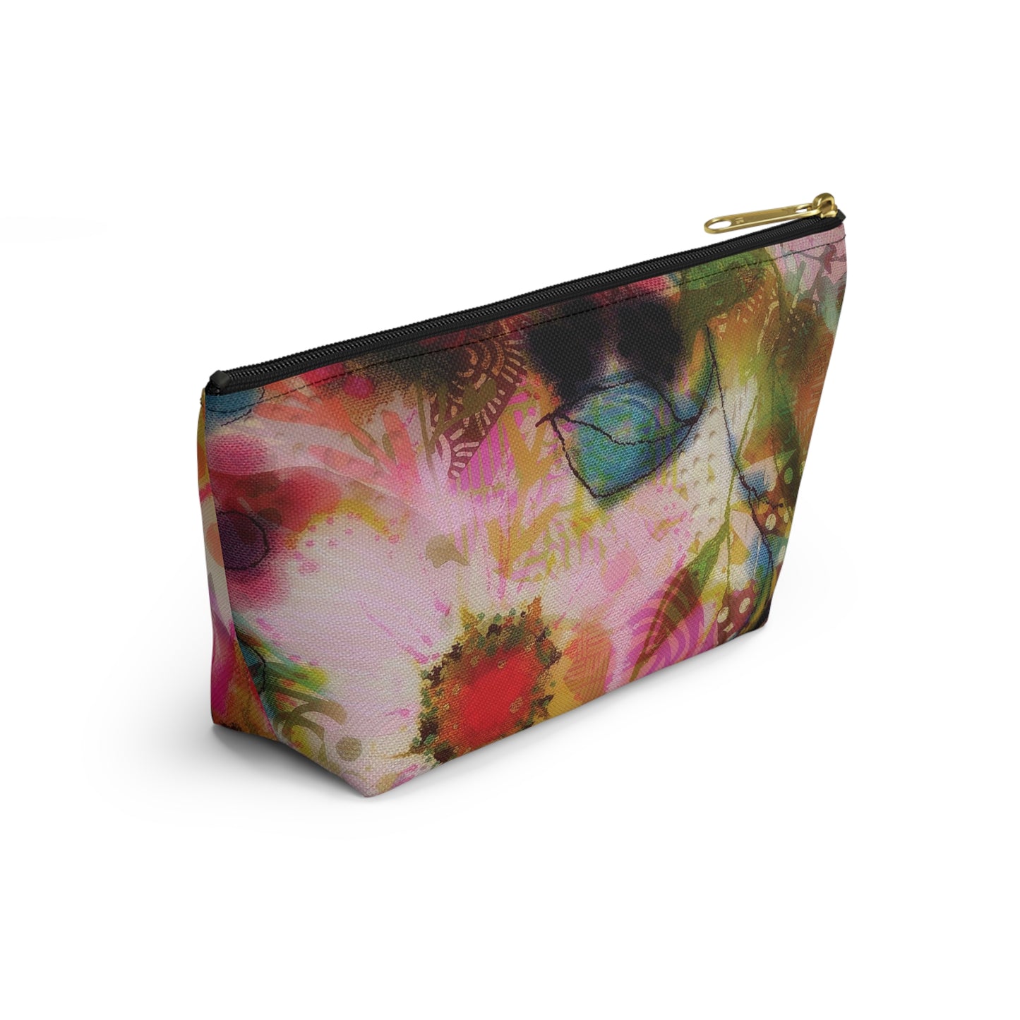 Autumn Posy ~ Accessory Pouch w T-bottom