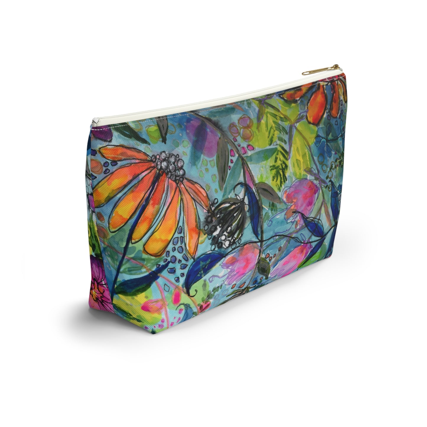 Into The Meadow ~ Accessory Pouch w T-bottom