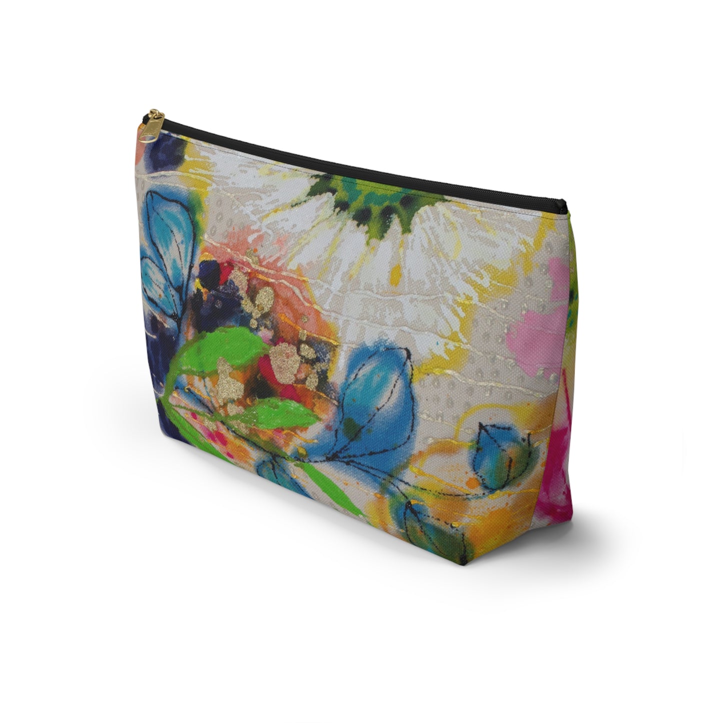 I Am Bold ~ Accessory Pouch w T-bottom ~ version two