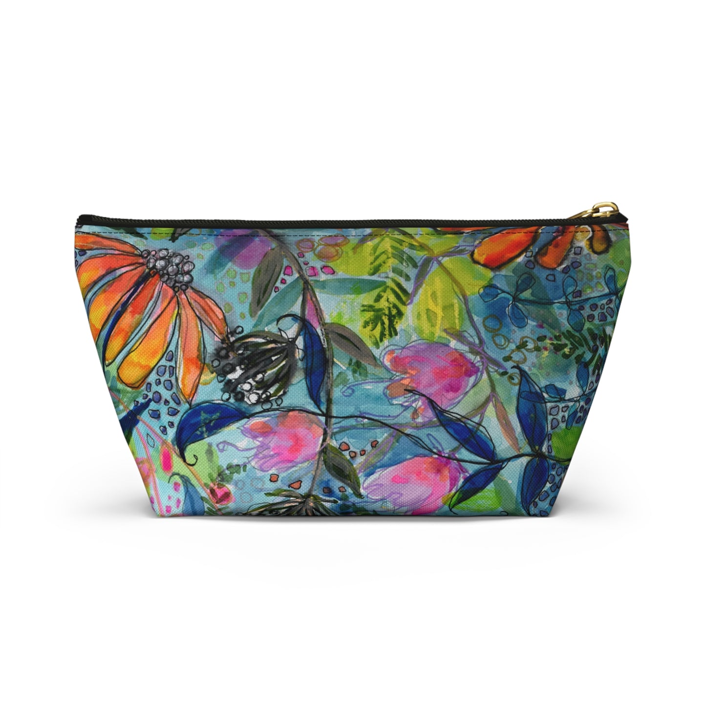 Into The Meadow ~ Accessory Pouch w T-bottom