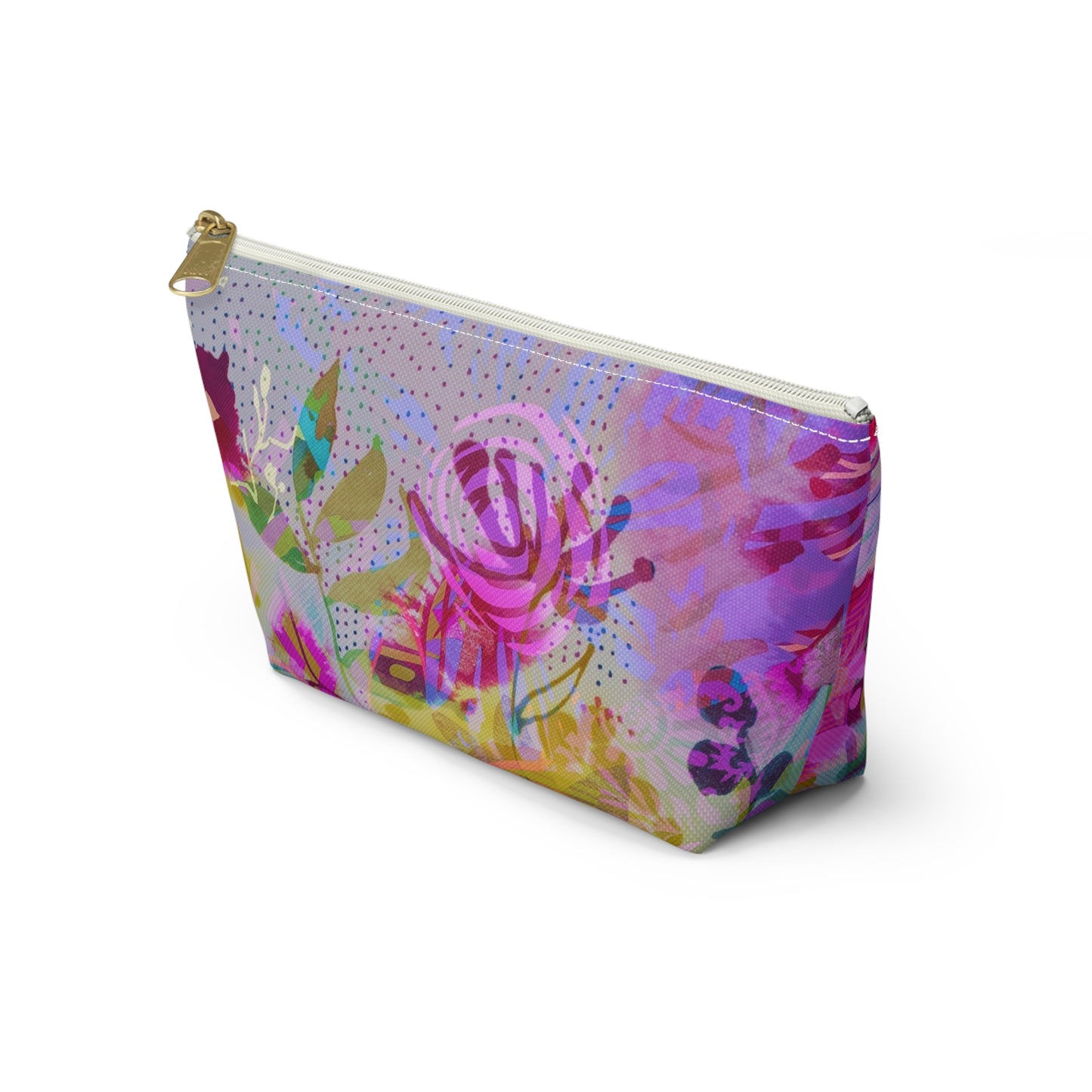 Wednesday Flower ~ Accessory Pouch w T-bottom