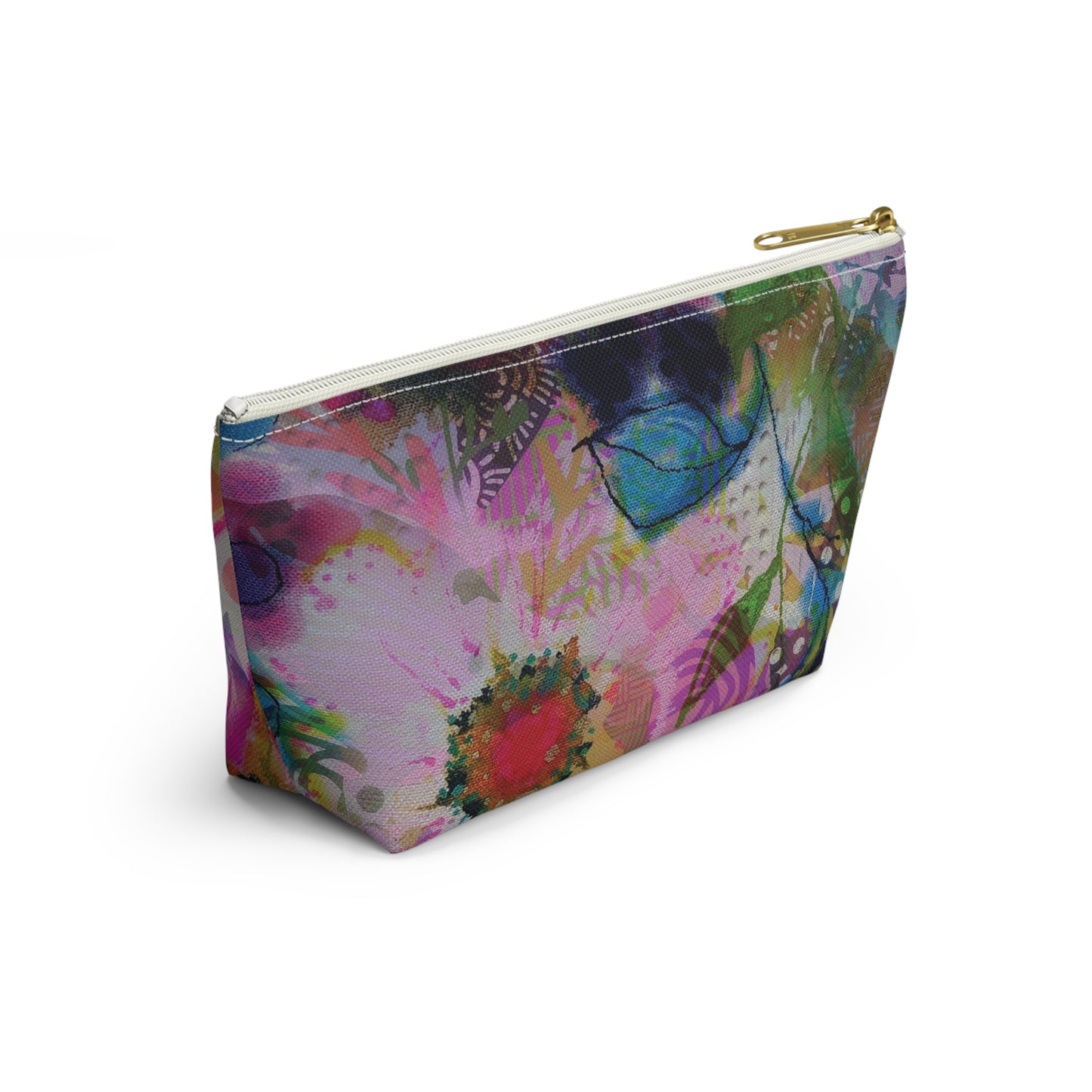Posy of May Flowers ~ Accessory Pouch w T-bottom