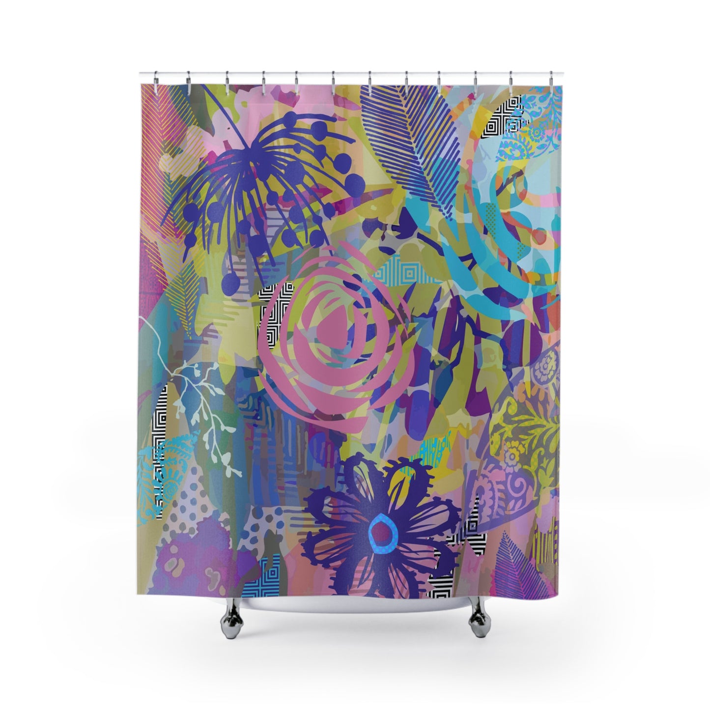 Tangled Meadow ~ Springtime Pastel ~ Shower Curtains