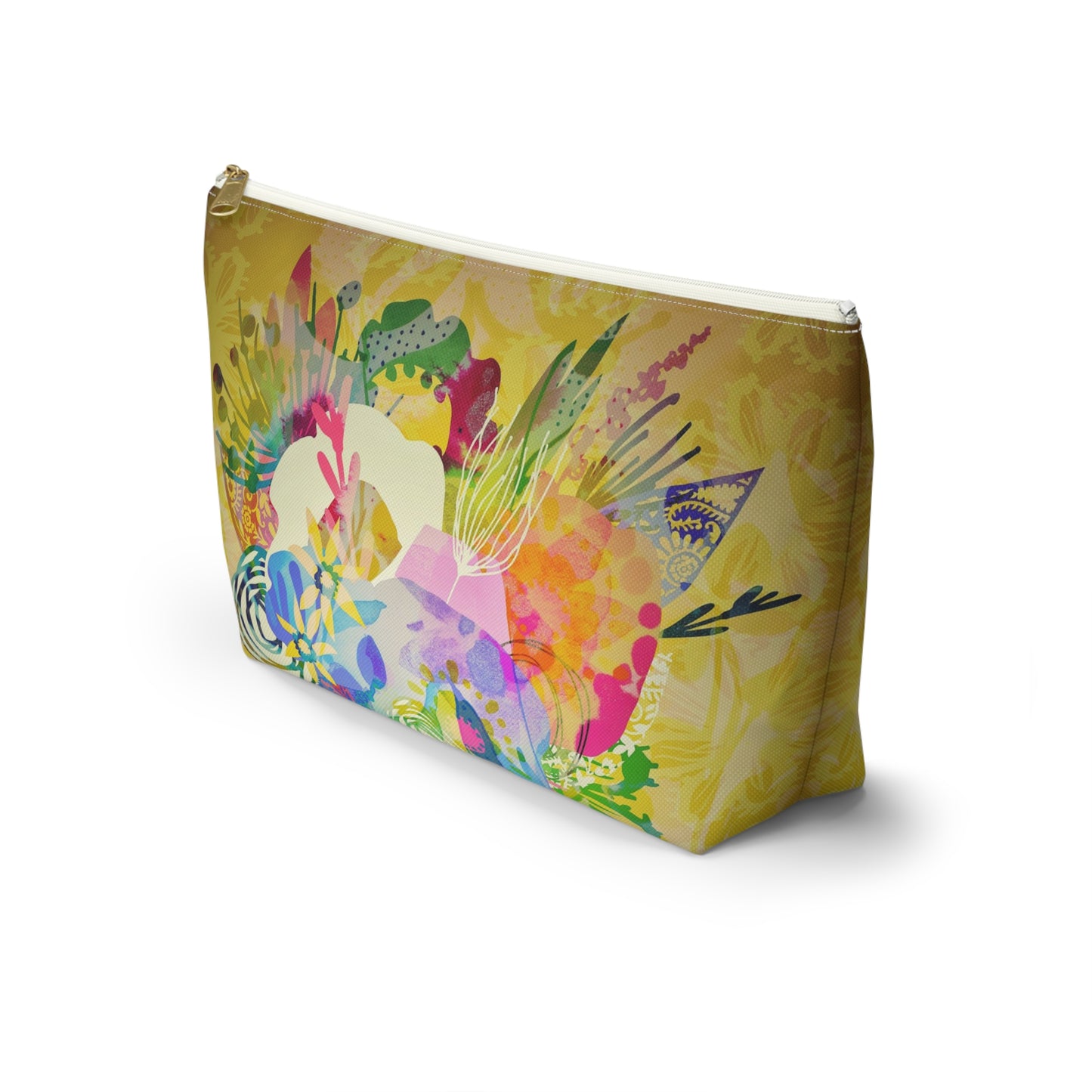 Wild Abandon ~ Antiqued ~ Accessory Pouch w T-bottom