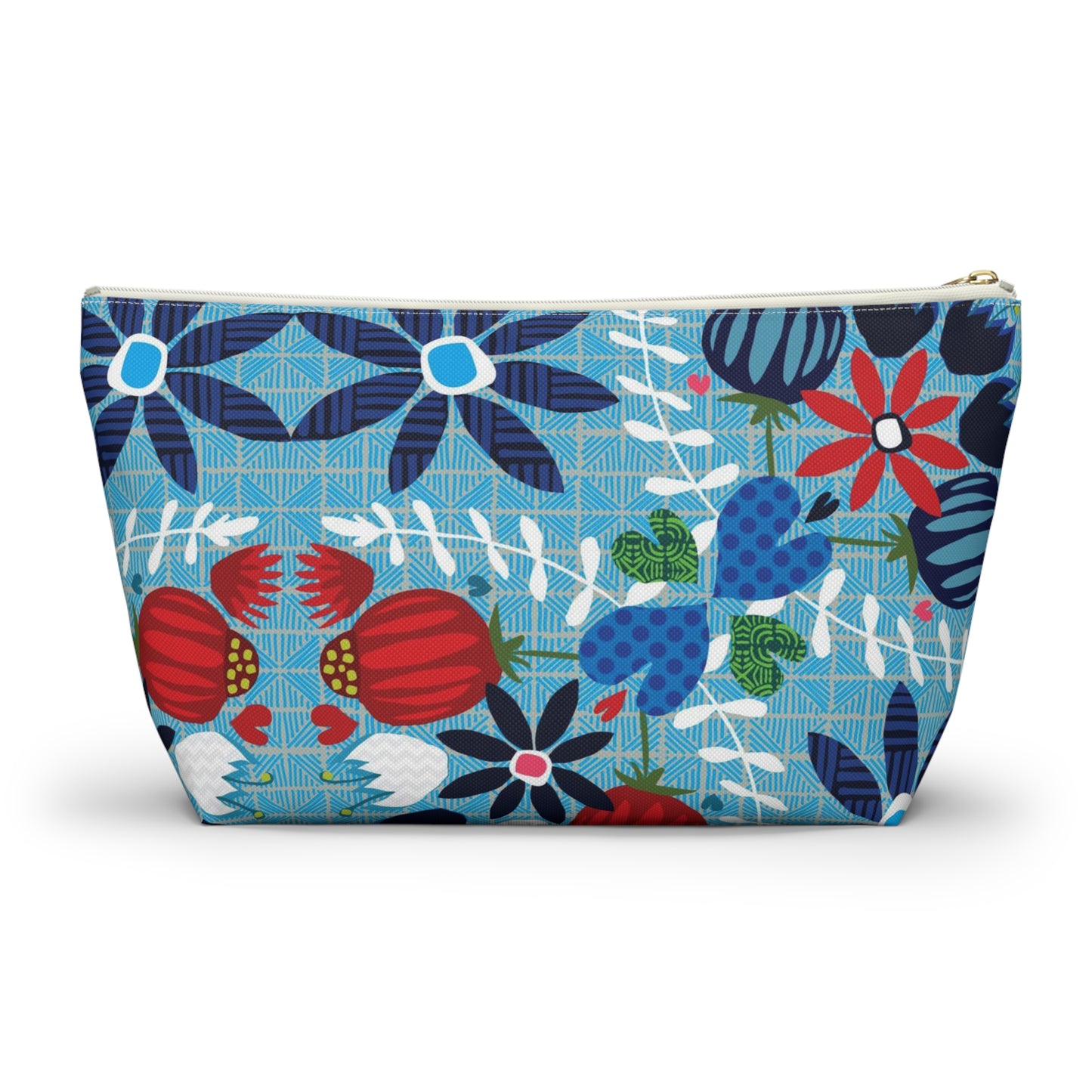 Blue Folk ~ Accessory Pouch w T-bottom