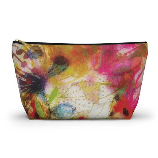 Autumn Posy ~ Accessory Pouch w T-bottom
