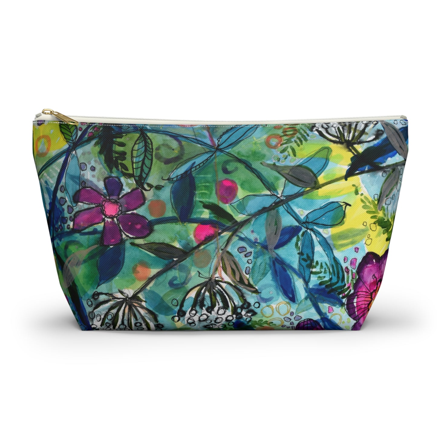 Into The Meadow ~ Accessory Pouch w T-bottom