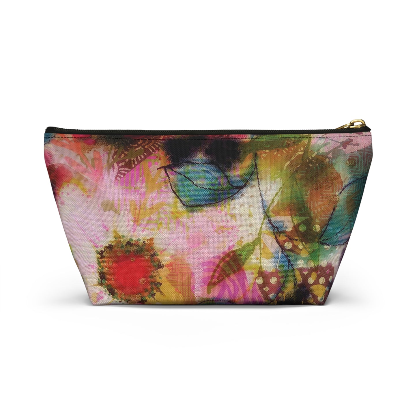Autumn Posy ~ Accessory Pouch w T-bottom
