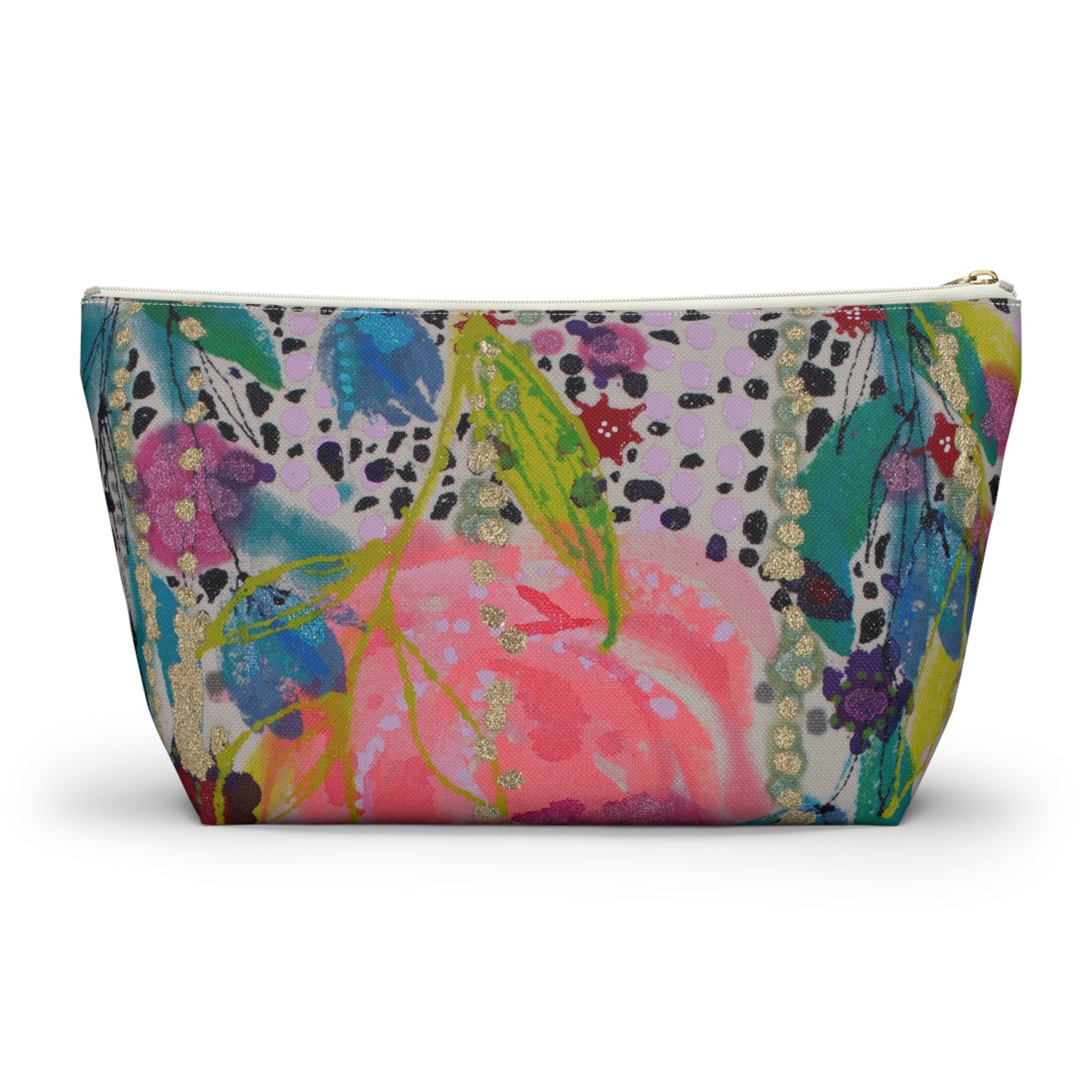 Wednesday's Flowers No. 1 ~ Accessory Pouch w T-bottom