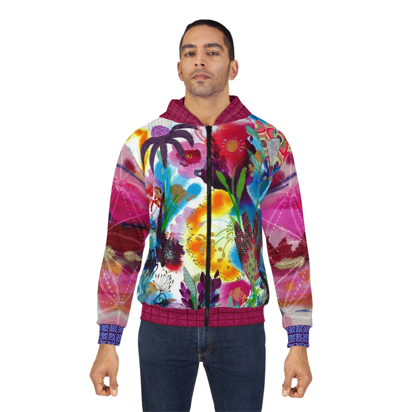 Spiritual Searching For Her and Seed Of Life Unisex Zip Hoodie