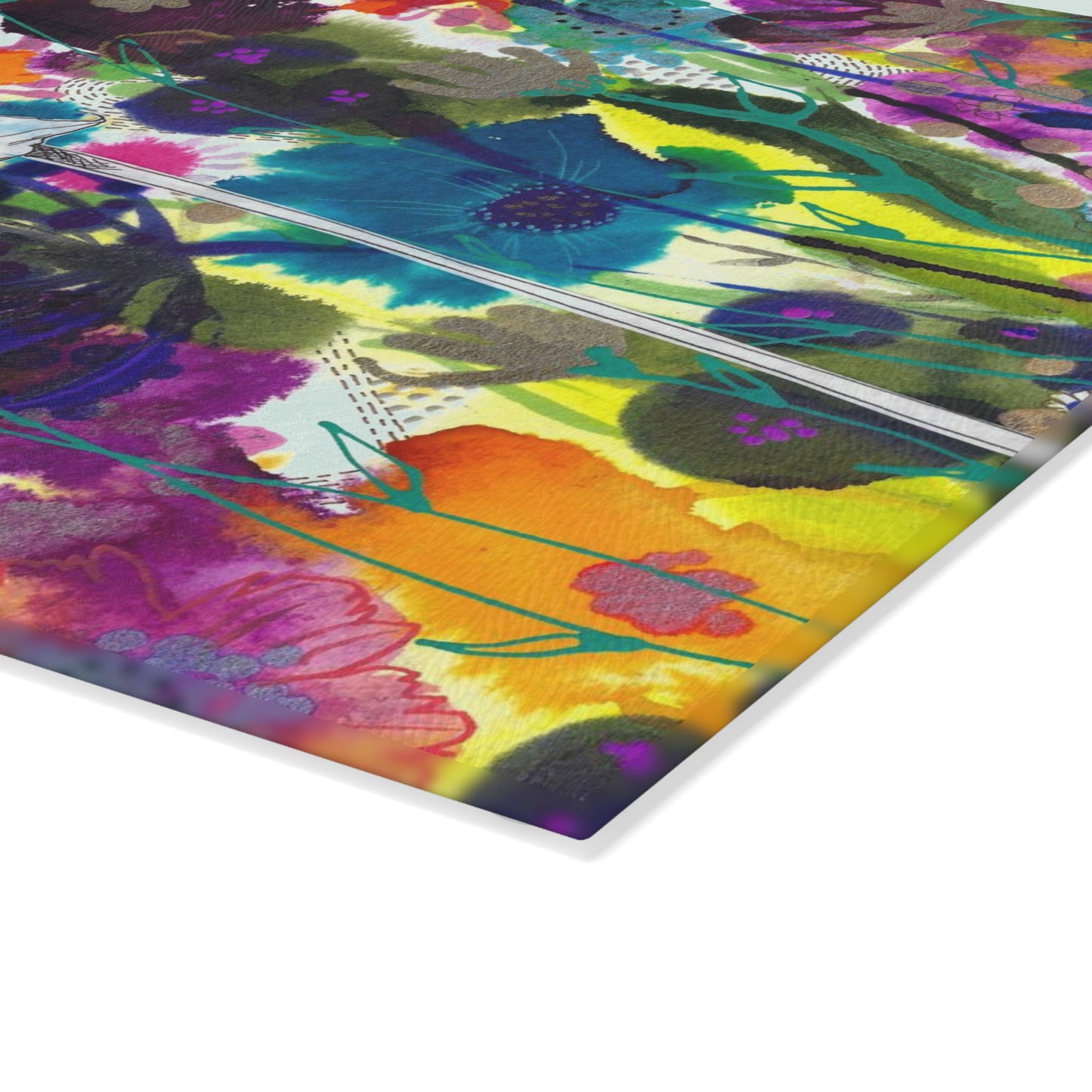 Striving ~ Glass Cutting Board