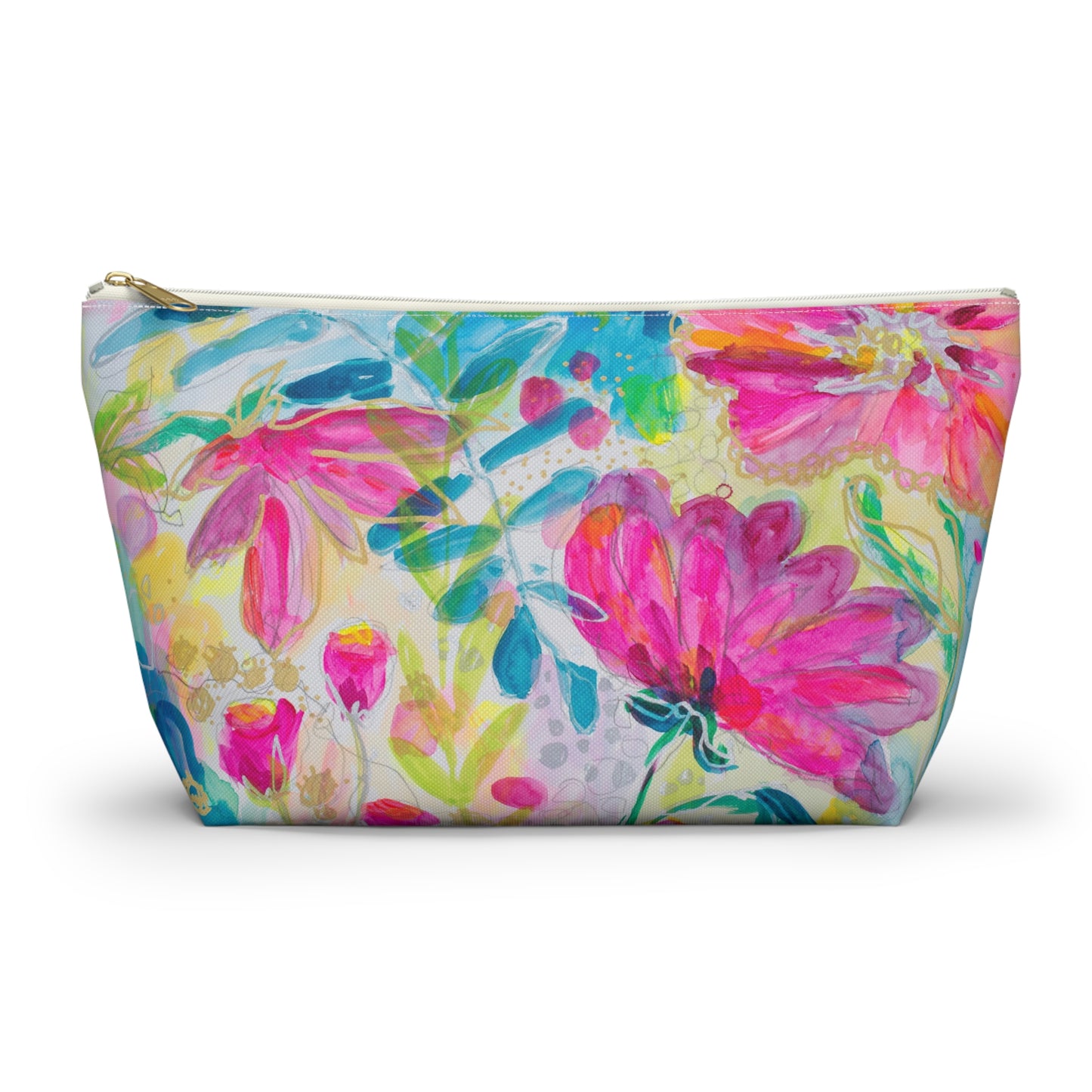 Garden Glow ~ Accessory Pouch w T-bottom