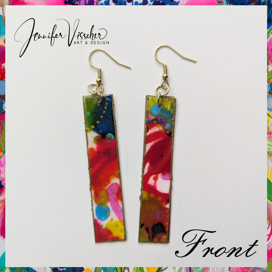 Original Art Earrings by Jennifer Visscher